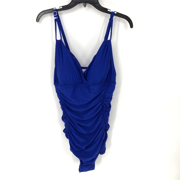 Calvin Klein Other - Calvin Klein Liquid Shirred One Piece Swimsuit 14